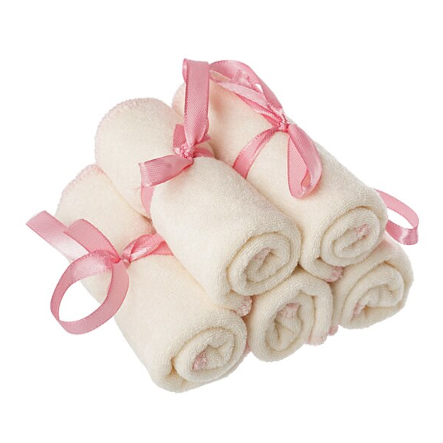 Toalla pequeña rosa para bebés  Toallitas de algodón para bebés