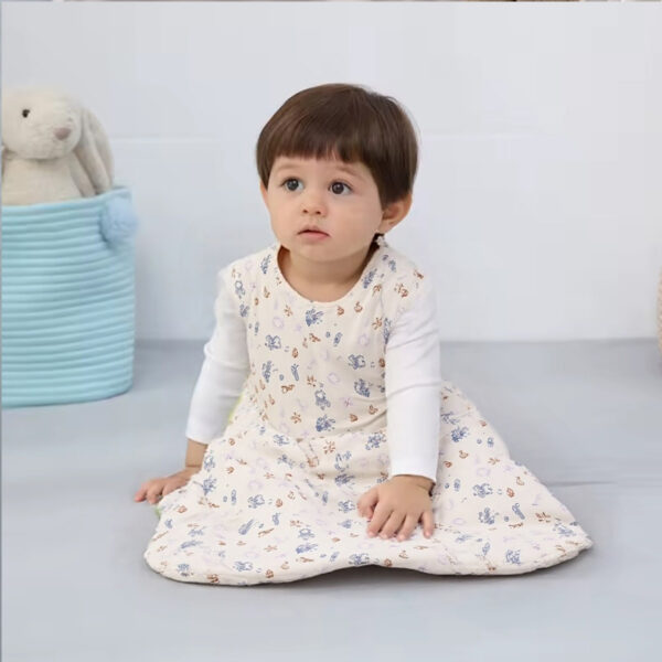 Pijama Saco de Dormir Algodón Bambú Talla M (hasta 85 cm)