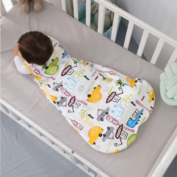 Pijama Saco de Dormir Algodón Bambú Talla M (hasta 85 cm) - Imagen 5